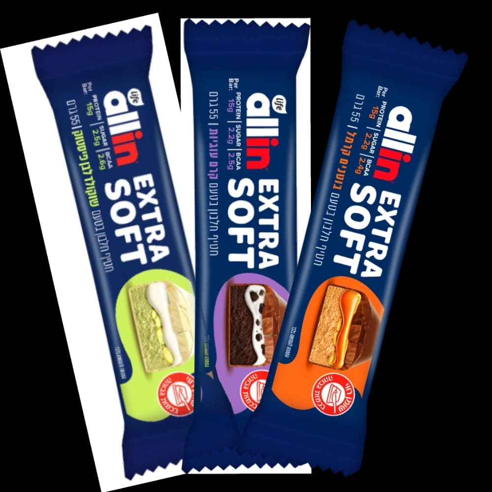 חטיפי חלבון ALLIN EXTRA SOFT