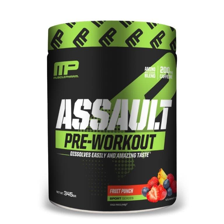 קדם אימון בטעם פונץ' פירות - MusclePharm Assault Pre Workout