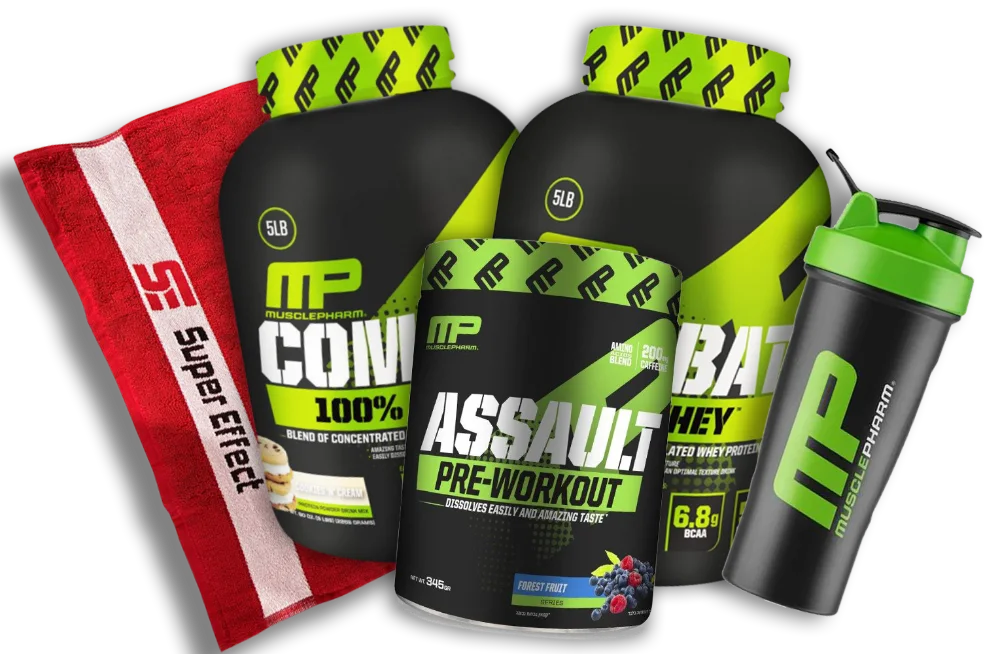 2 אבקות חלבון - MusclePharm (2.27 ק"ג)