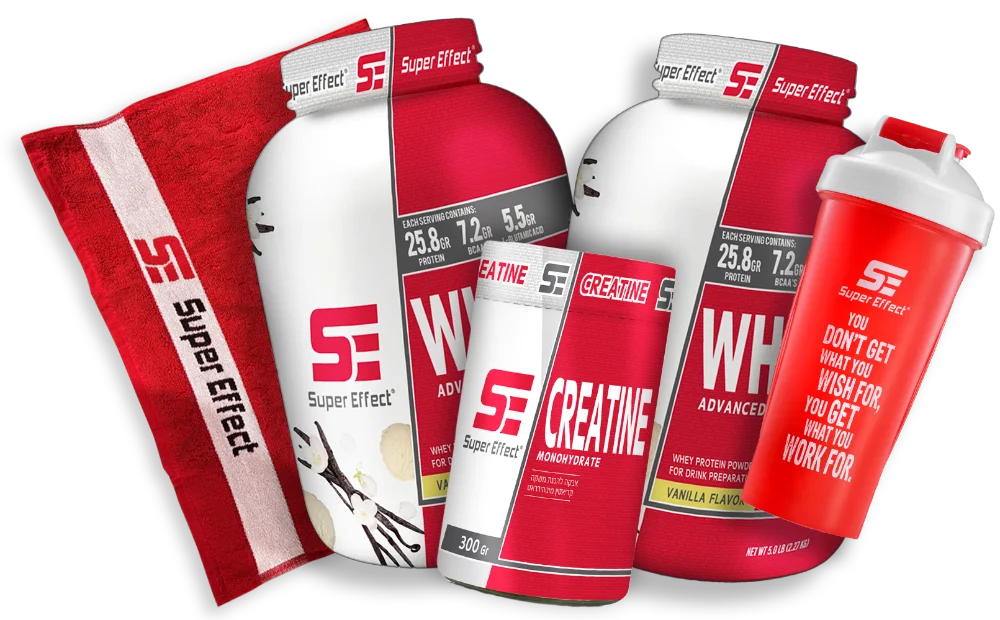 2 אבקות חלבון SE (2x2 ק"ג)