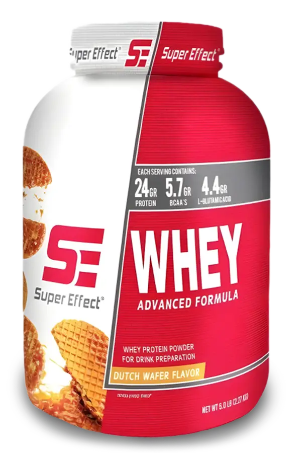 אבקת חלבון בטעם וופל הולנדי