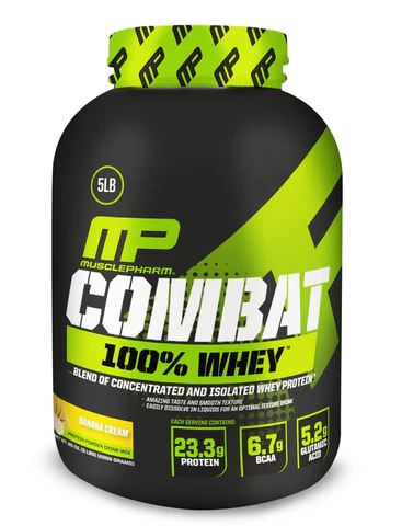 אבקת חלבון קומבט COMBAT בטעם בננה